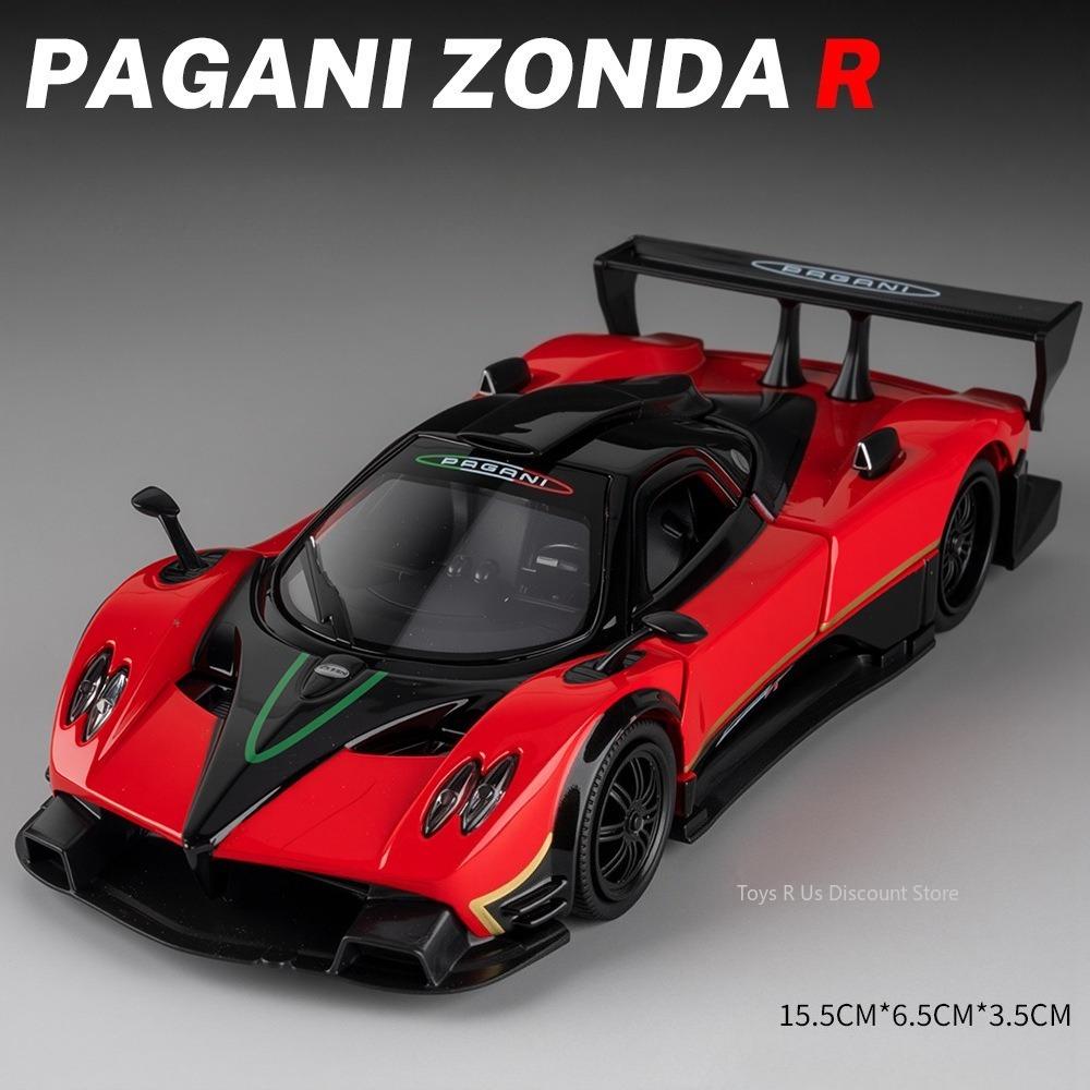1:Maßstab 32 Pagani Huayra BC Zonda R Modellautos Spielzeug Legierung Druckguss Fahrzeug Rückzieher Miniatur Supersportwagen Modell Hobby Ornamente
