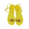 New Sandals Sexy Lips New Fruit Sandals Women's Non-slip PVC Jelly Flat Sandals Outside