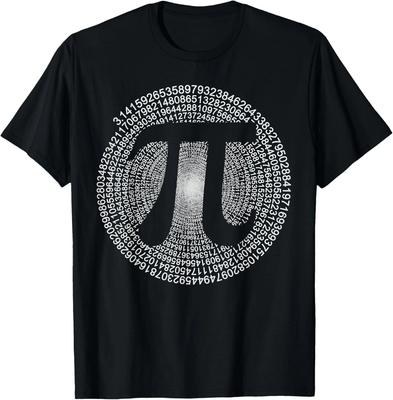 T-shirt Pi Symbole Nombre Pi Mathématiques Science Cadeau T-shirt Unisexe