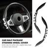 Car Steering Wheel Cover Carbon Fiber Protector Cover Auto Accessories For Cerato Soul Venga Forte Spectra Sedona Niro