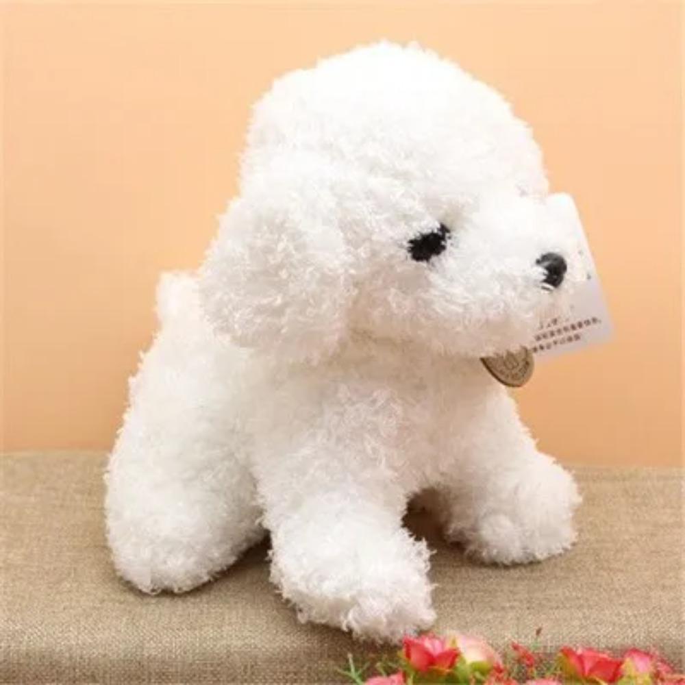 Lovely Curly Hair Teddy Dog Plush Toys Lucky Simulation Teddy Dolls Stuffed Soft  Animal Toy Kids Birthday Gifts