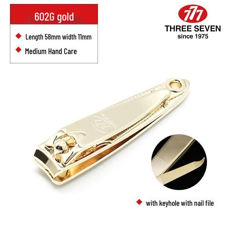 777 (THREE SEVEN) Korean Flat-Edge Nail Clipper