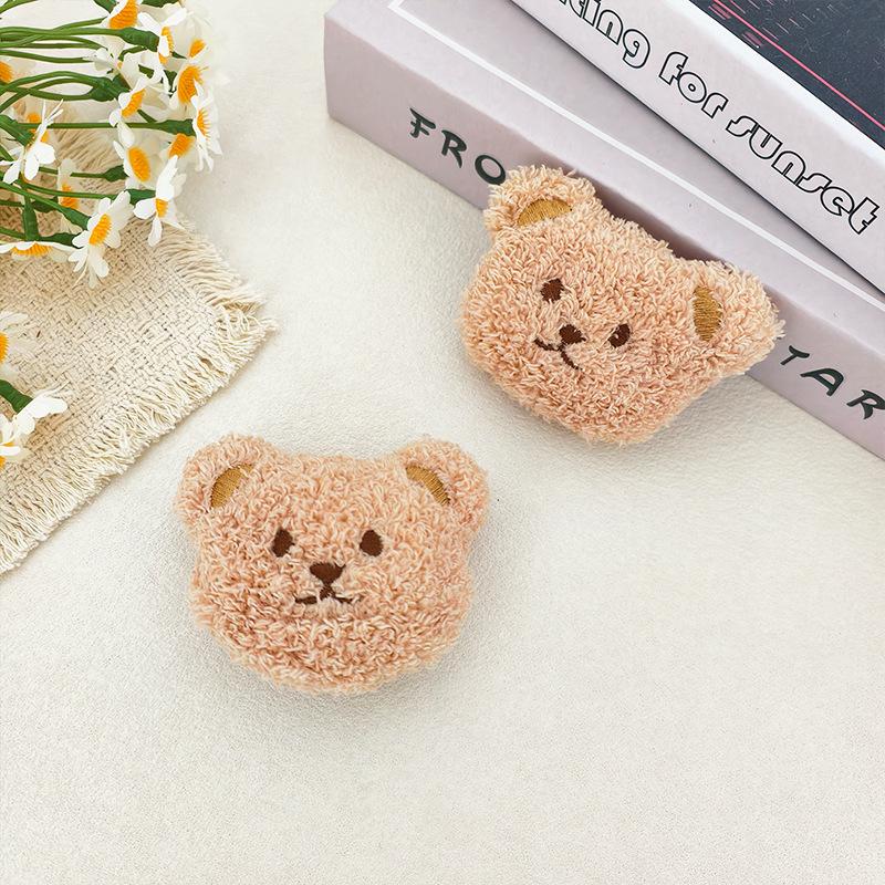 Cartoon Plush Bear Brooch - DIY Jewelry and Doll Clothing Accessories
