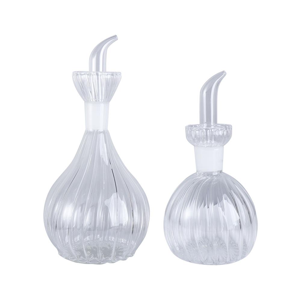 500/900ml Oil Dispenser Glass Vinegar Bottle Non-drip Condiment Container  BBQ