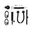 Pull Down Pulley Fitness System Iron Plastic Multiple Part Workouts Tricep Workout Pulley System for Home Gym