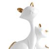Decor Collection Polyresin Sitting Cat Decoration Animals Statue Sculpture Ornament