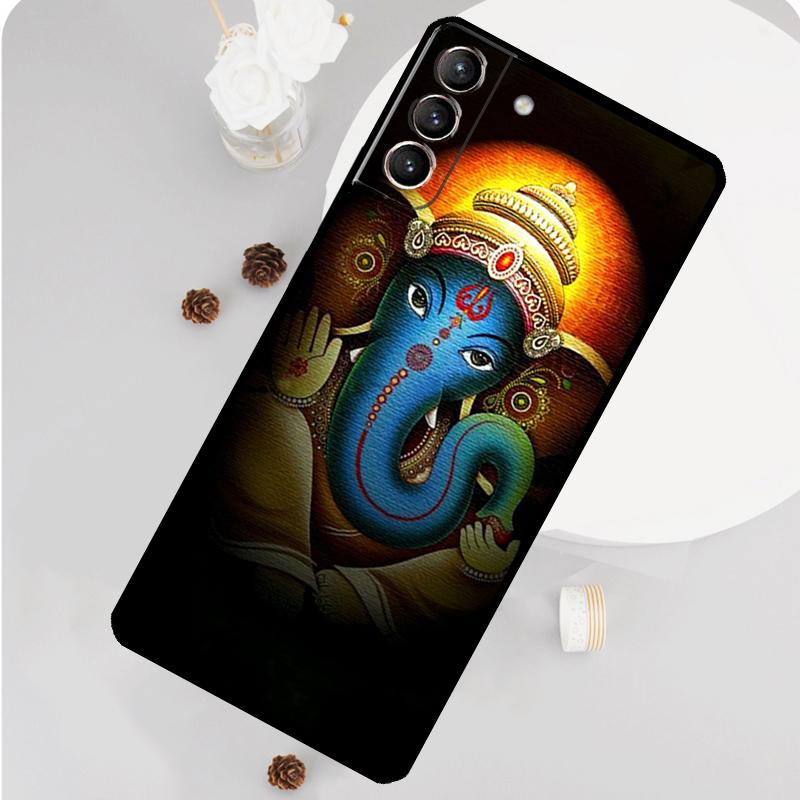 Ganesh Elephant God Phone Case For Samsung Galaxy S26 S25 S24 S20 S21 S22 S23 Ultra S10 Plus S25 FE Funda Cover