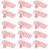 15 Stück Set Lockenwickler Clip Haarroller Fixierklemme Halteabschnitt Kralle Friseurwerkzeug Rosa
