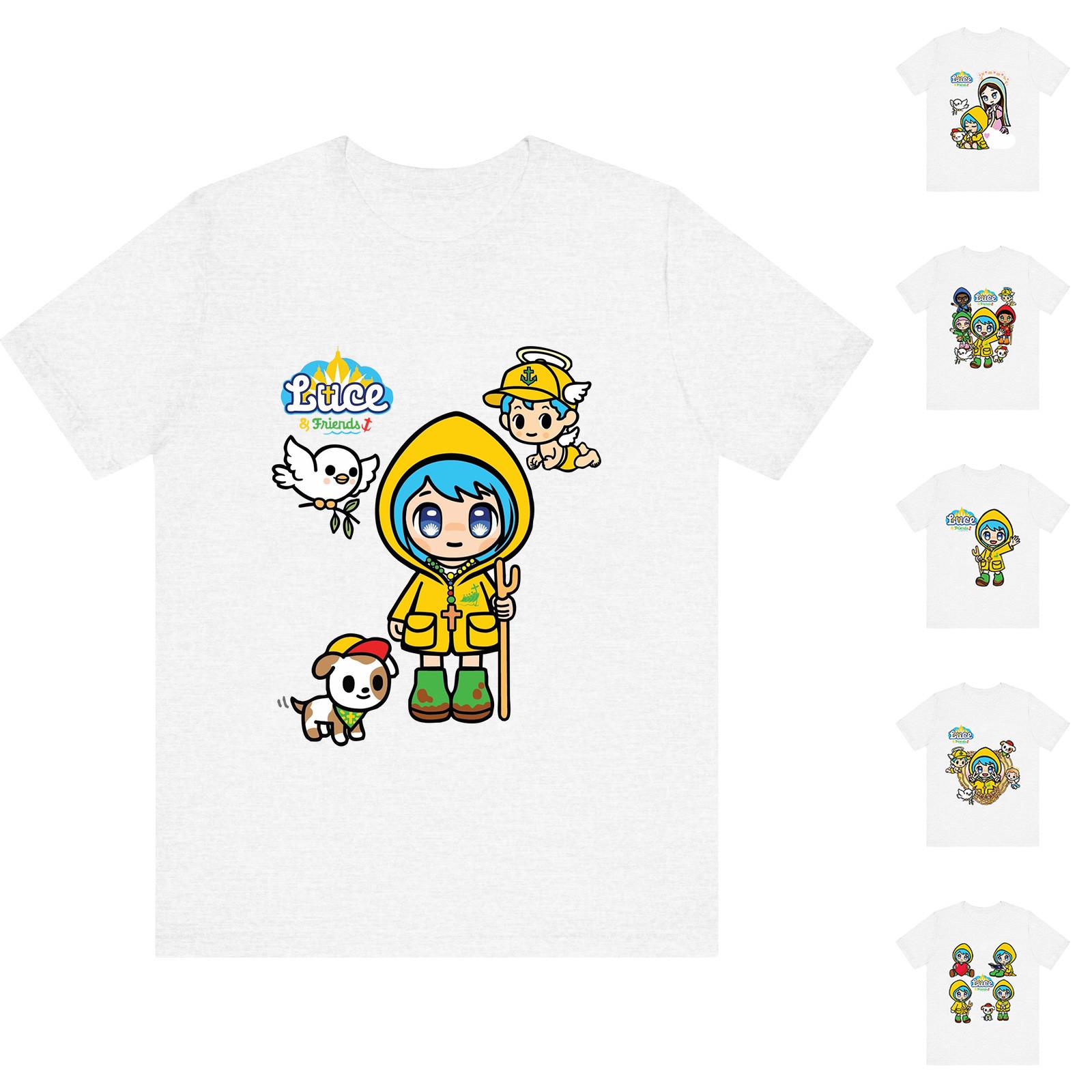 

Женские модные повседневные пуловеры с короткими рукавами и круглым вырезом с принтом M