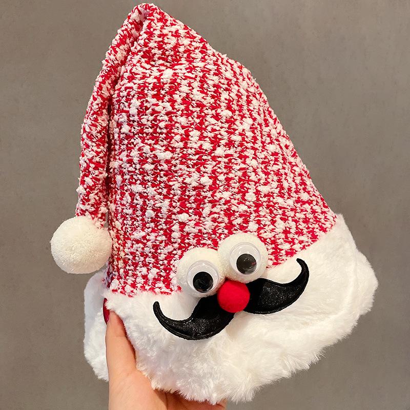 Cute Plush Christmas Tree Hat - Festive Photo Prop for Kids and Adults