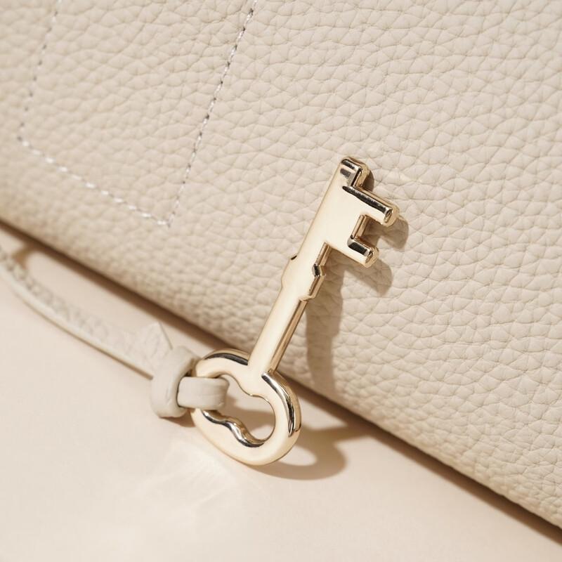 Douxiaozhu Genuine Leather Boston Shoulder Bag