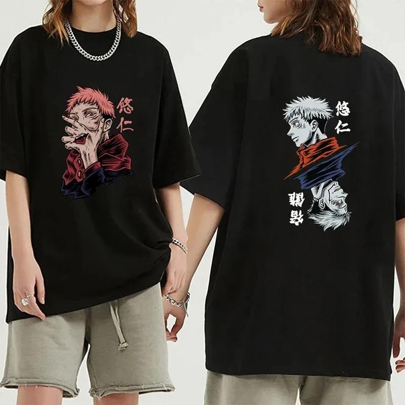 2024 vara anime jujutsu kaisen fushiguro toji grafic tricou bărbați femei moda supradimensionate tricouri masculin manga moda tricou top