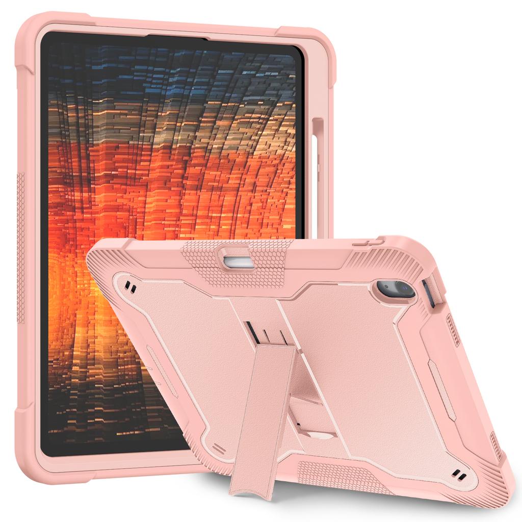 For iPad Air 13 (2025)/(2024) Case Kickstand Silicone + PC Tablet Cover High-Impact Shockproof