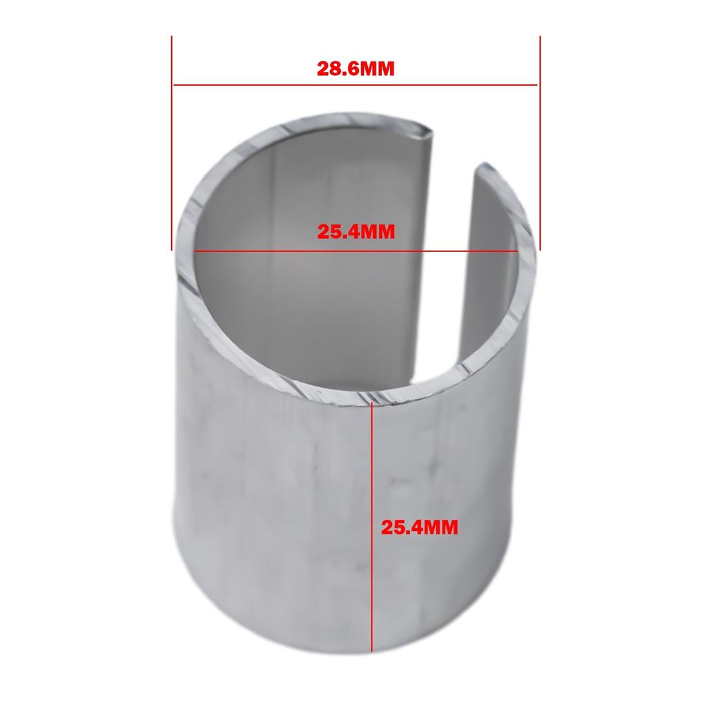 Bike Bicycle Stem Shim 1 Steerer To 1 1/8 Fork 28.6-25.4mm Stem Fork Adapter