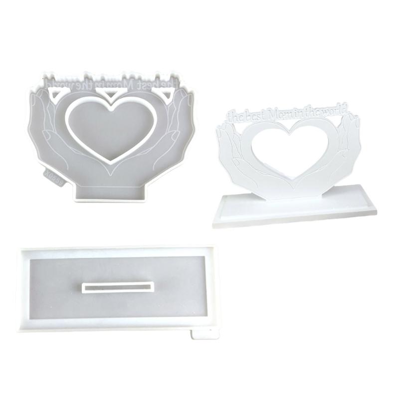 

Heart Shaped Epoxy Resin Frame Mold Flexible Heart Frame Ornament Mold For Crafting Unique Home Decors And Keepsakes 1