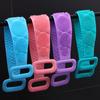 Silicone Double-Sided Exfoliating Back Scrubber for Men and Women - Long Strip Bath Towel