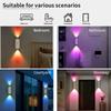 LED Motion Sensor Night Light, Motion Activated Night Light,  8 Colors Changing Wireless Wall Lights for Bedroom ,Kids Room