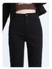 Women's High-Waist Slim Fit Black Cigarette Pants (2025 Spring Collection)