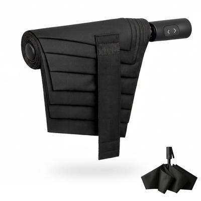 Skládací deštník s automatickým otevíráním a velkým super odolným, ideální pro muže i a skvělý dárek druhý, zavírání s tvarovou pamětí,