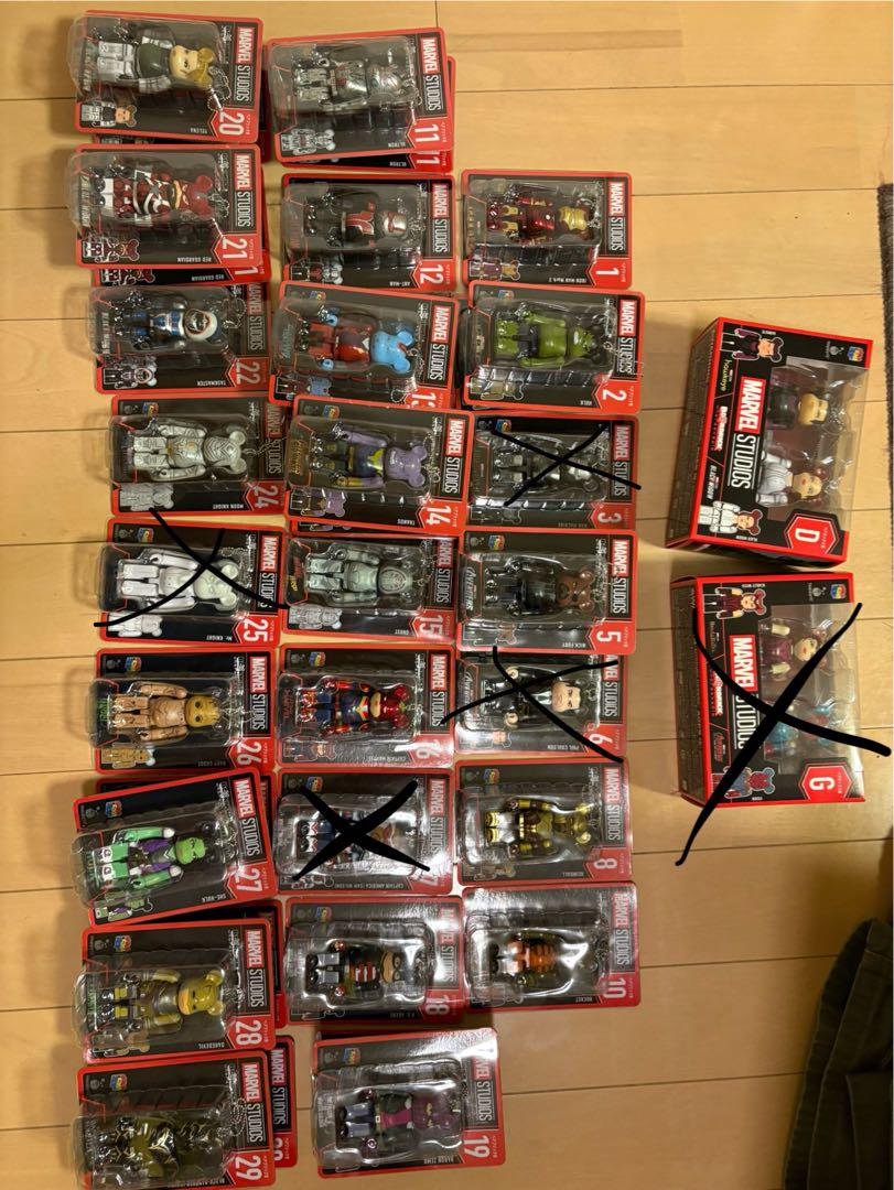 

[USED] MARVEL BE@RBRICK figure sold individually
