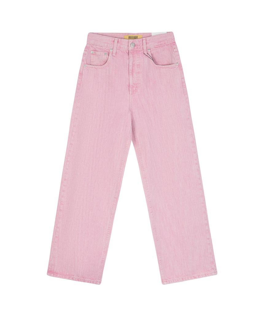 Pillogeulaem Candy Pink Pigment Wide Pants