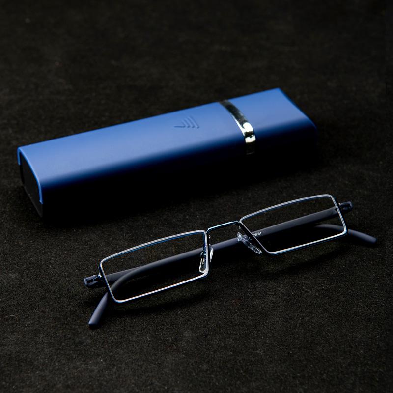 

Metal Anti-blue Light Reading Glasses Farsighted Eyeglasses Men Business Eyewear Diopter 0 +1.25+1.75+2.25+2.75 2.5