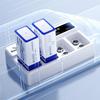 Intelligent Fast-Charge 9V280 NiMH Battery Set with LED Display
