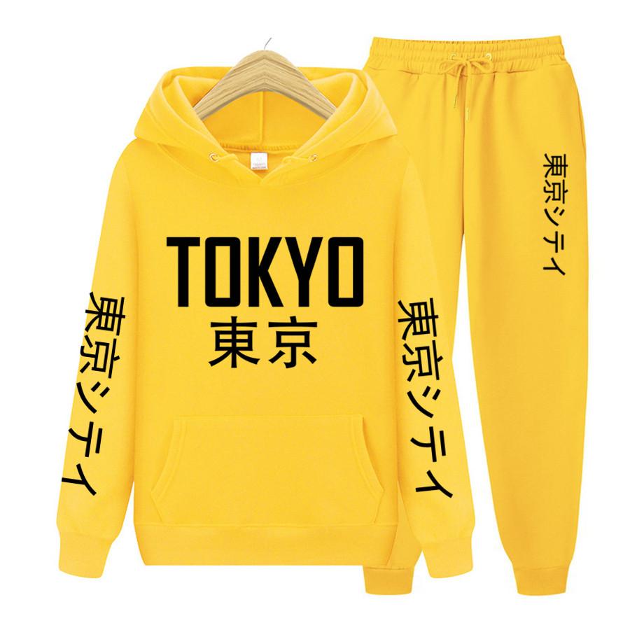 Conjunto de 2 peças de manga comprida feminina com capuz e calça de moletom terno feminino moletom de lã com capuz calças de corrida