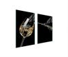 GLAS-SCHUTZPLATTE FÜR DIE KÜCHE 65x52 WEIN