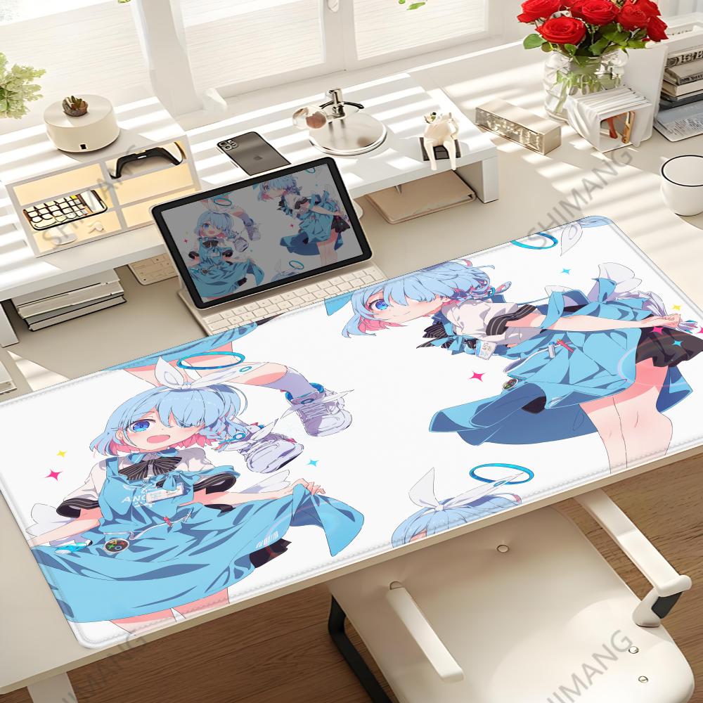 Cartoon Game Blue Archive Mousepad Hd Printing Computer Gamers Locking Edge Nonslip Mouse Pad Xxl90x40cm Keyboard Pc Desk Pad