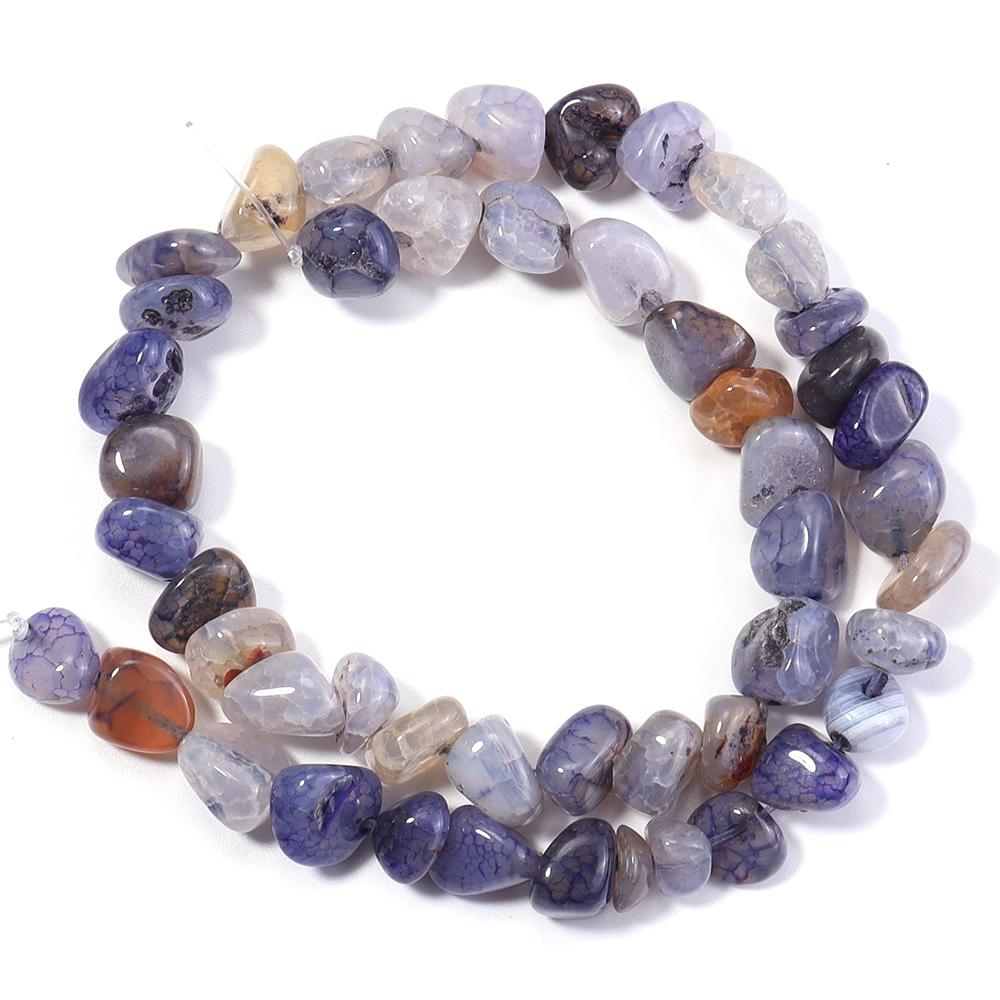 42-46pcs/lot 8-10mm Irregular Agate Beads Natural Stone Beads For Jewelry Making DIY Bracelet Necklace Loose Beads Accessories