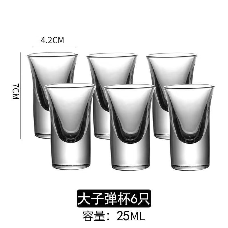 6pcs Bar Sets Crystal Wine Glasses Brandy Snifters Creative Spirits Mini Cup Party Drinking Charming Shot Glasses Barware