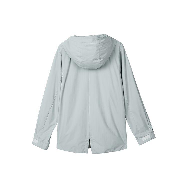 Skechers FW23 Stroll Series Solid Logo Casual Hoodie Jacket Women jackets Dawn-Blue-Gray L323W121-02VP