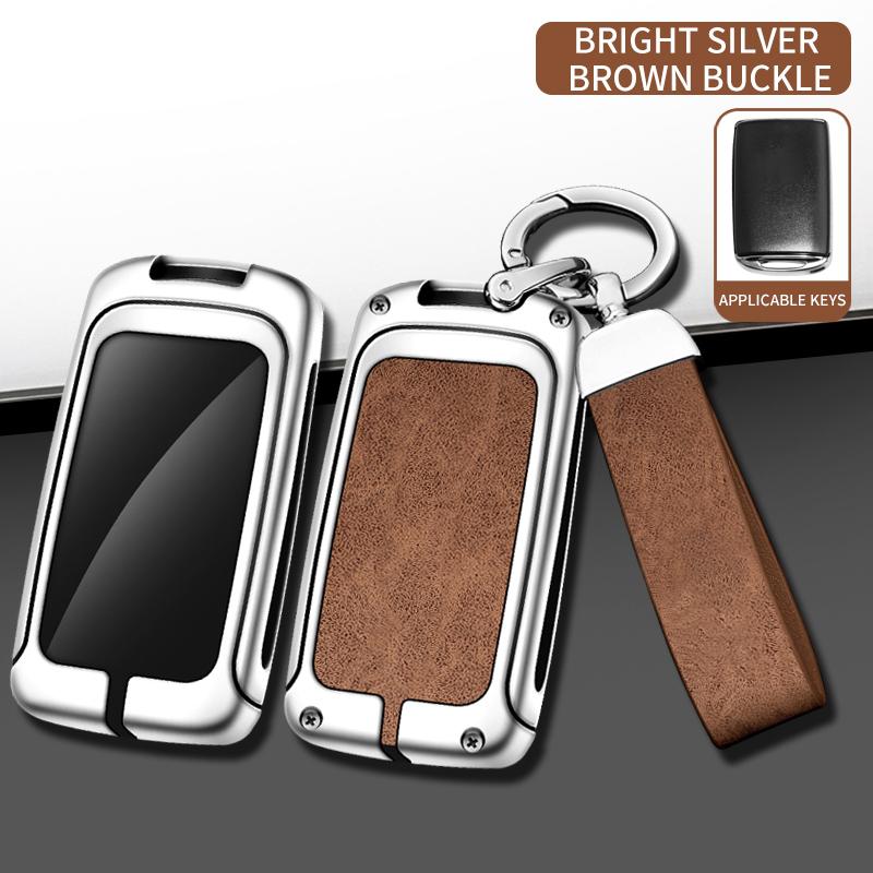 Zinc Alloy Leather Car Key Case For Mazda Skyactiv 3 2 6 Cx5 Cx30 Cx3 Cx8 Cx8 Cx9 Mx5 Atez Onkesera Key Case Car Keycase