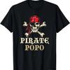 Piraten Popo Totenkopf Kostüm Halloween Lustiges T-Shirt