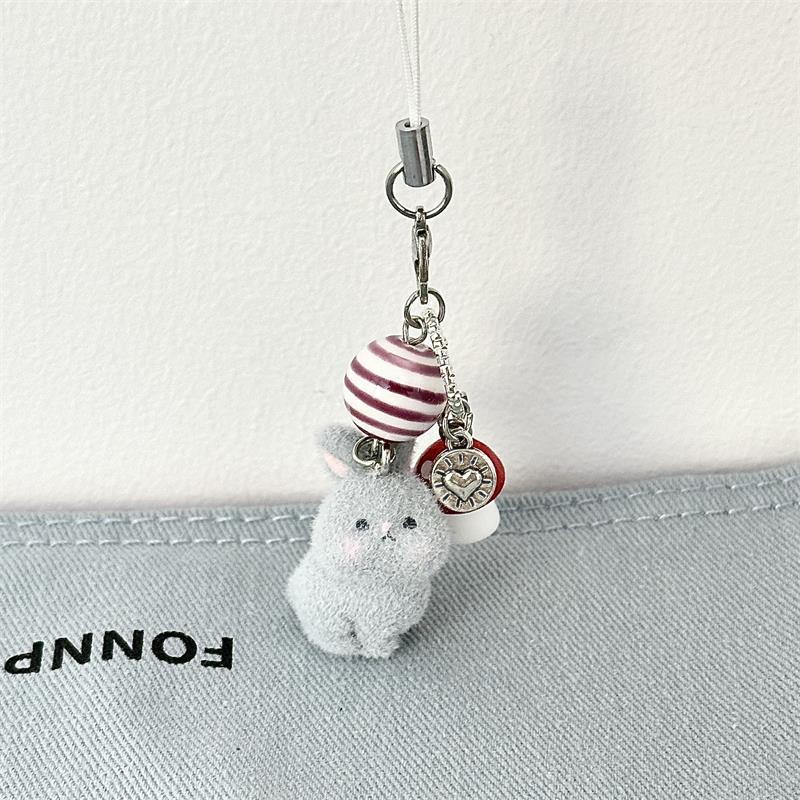 

Милый Сладкий Грибной Флисовый Кролик Зайчик Цепочка для Телефона Ремешок Шарм для CCD Камеры Аксессуар Брелок Подвеска Украшения для Сумки Подарок