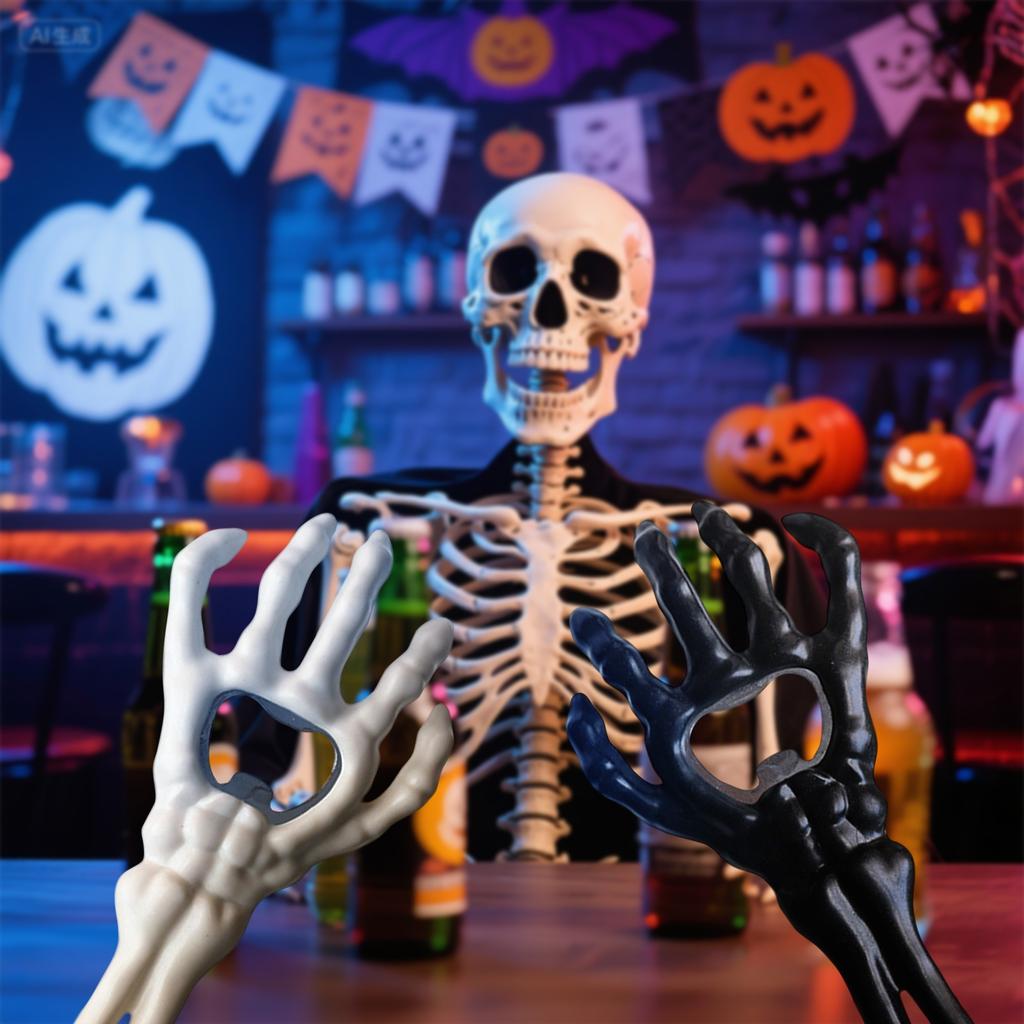 Halloween Decorative Skeleton Opener, Party Party Supplies, Spooky And Fun Home Gifts