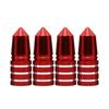 4pcs Aluminum Anodized Tire Valve Caps Motorcycle Electric Vehicle Valve Core  for Car SUV Truck