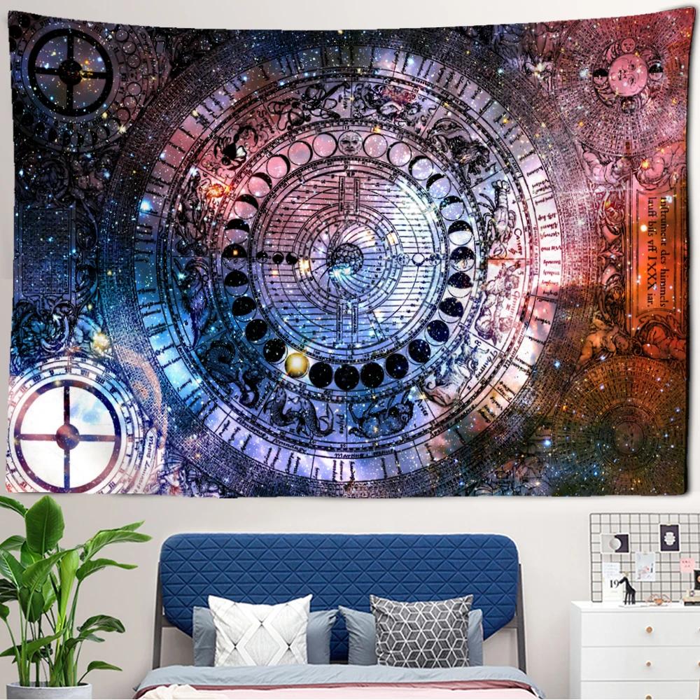 

Ancient Astrology Tapestry Zodiac Constellations Celestial Map Unique Wall Art for Bedroom Astronomy Lover Gift 74x94cm(29x37in)