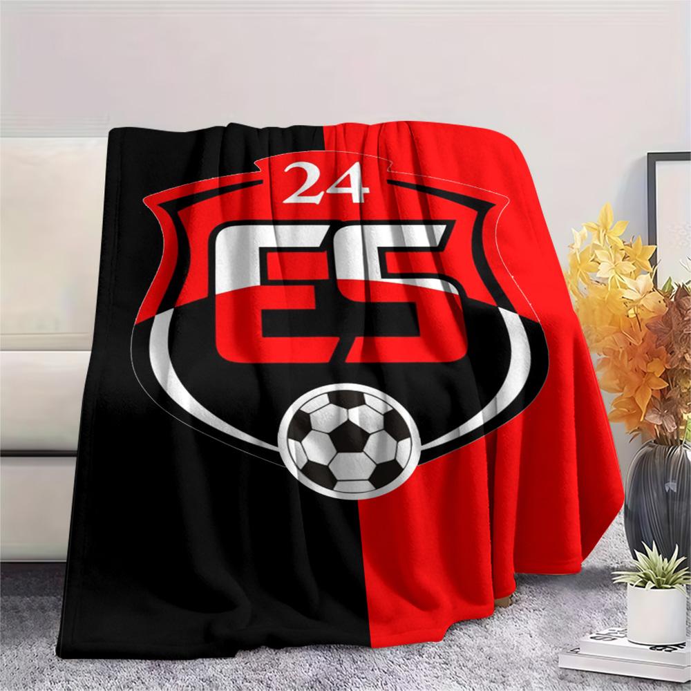 1Pc 24 Erzincanspor Print Flannel Blanket High Quality Warm Comfortable Cover for All Seasons Perfect for Gifts Home Decor