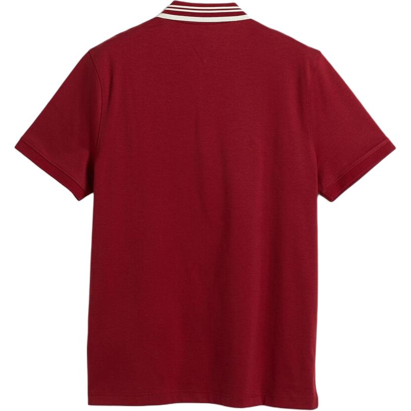 Tommy Hilfiger Solid Logo Short Sleeve Polo Shirt Men Tops MW44046000XIT