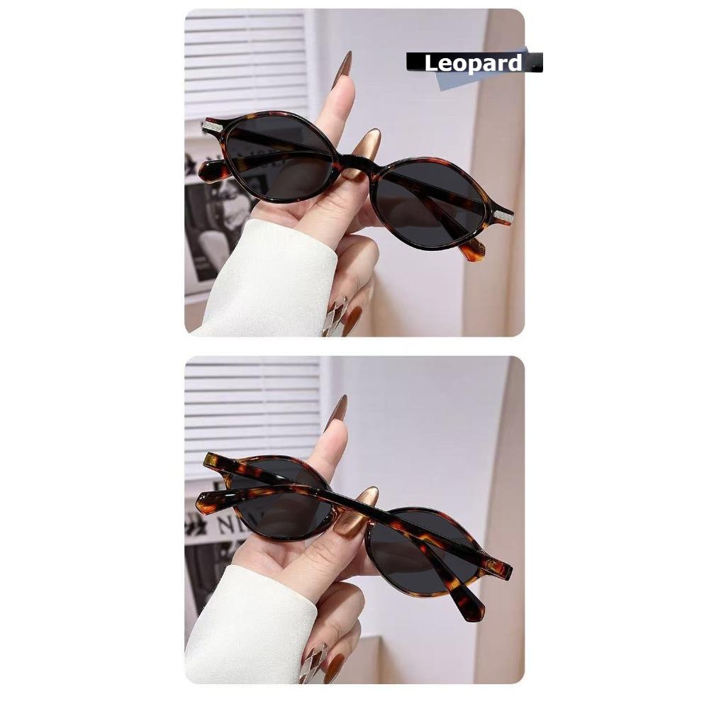 Retro Classic Oval Frame Myopia Sunglasses Unisex Outdoor Sports UV-resistant Sunshade Nearsighted Sunglasses for Women To-4.0