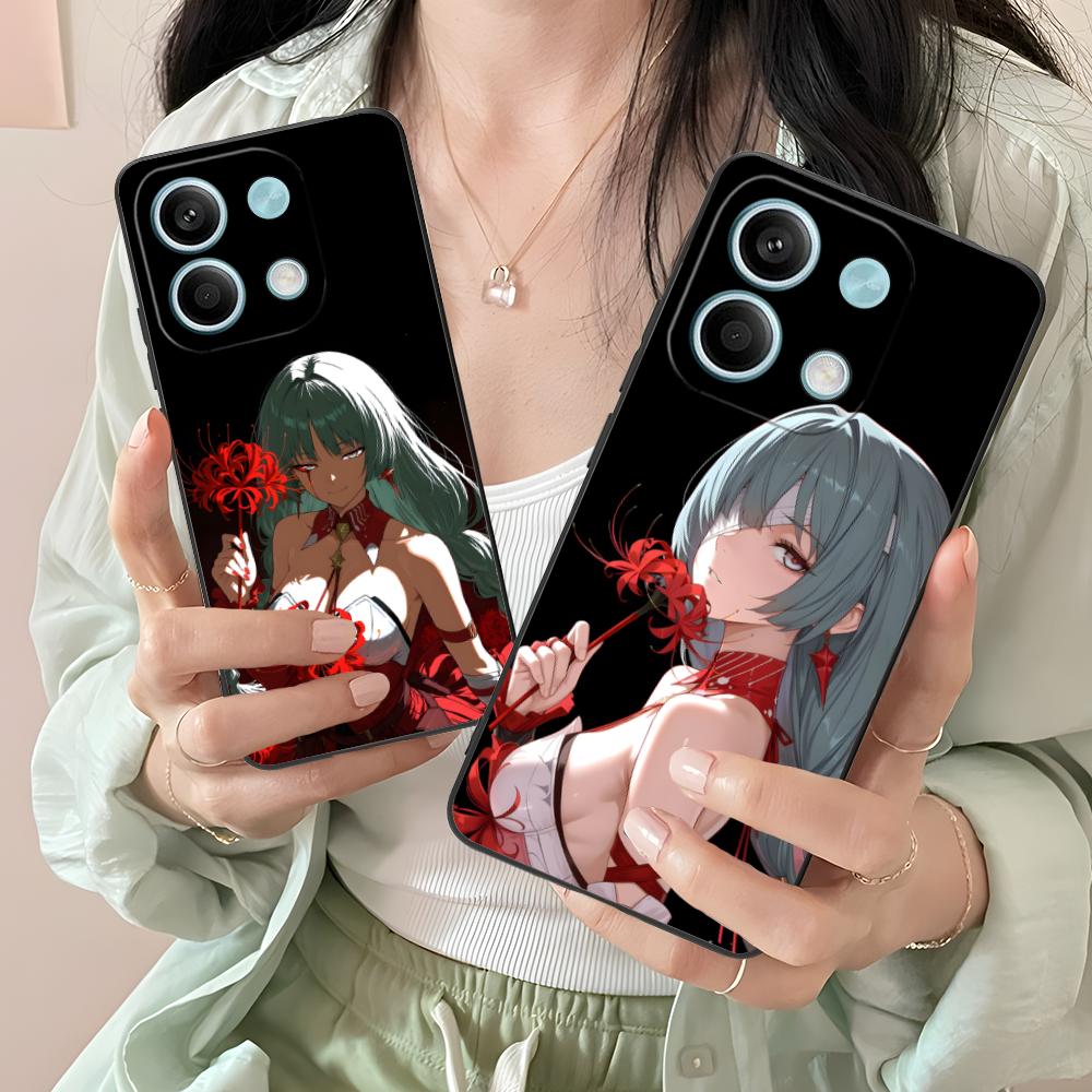 Wuthering Waves Phrolova Phone Case for Xiaomi Redmi Note 14 13 12 11 S Pro Plus 4G 5G Colorful Printing Cover Cellphones Luxury