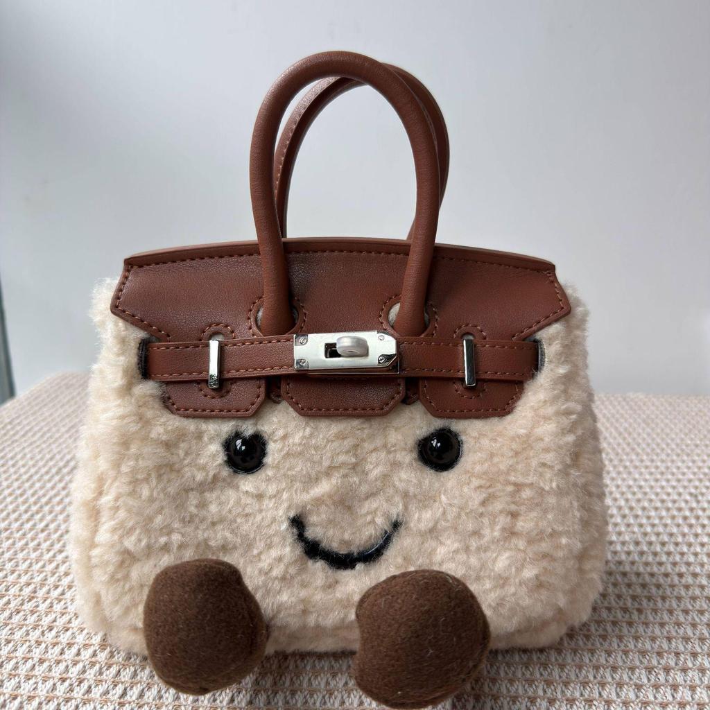 Jellycat Roztomilá nadýchaná platinová panenka Crossbody Elf Kabelka