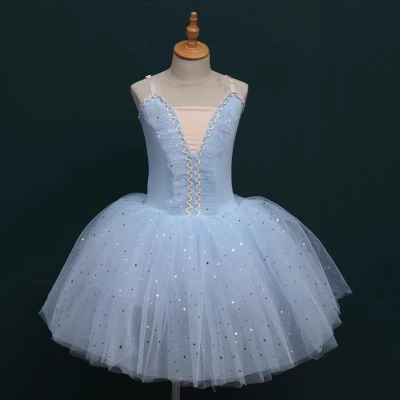Fashion Ballet Dress Stage Performance Costume Girl's Ballerina Outfit Children's Clothes Ballet Dance Wear Summer Dresses