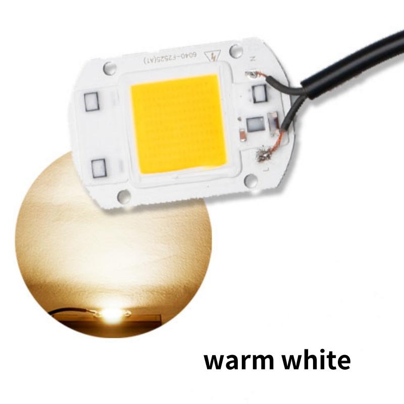 

5 шт. светодиодный чип COB лампа 20 Вт 30 Вт 50 Вт AC 110 В 220 В не нужен драйвер DIY прожектор прожектор холодный теплый белый уличный светильник шарик 220V&20W теплый белый