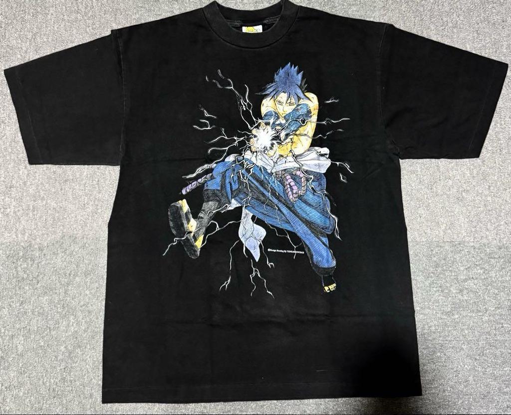 [USED] Rare Naruto Sasuke Anime T-shirt, Size XL