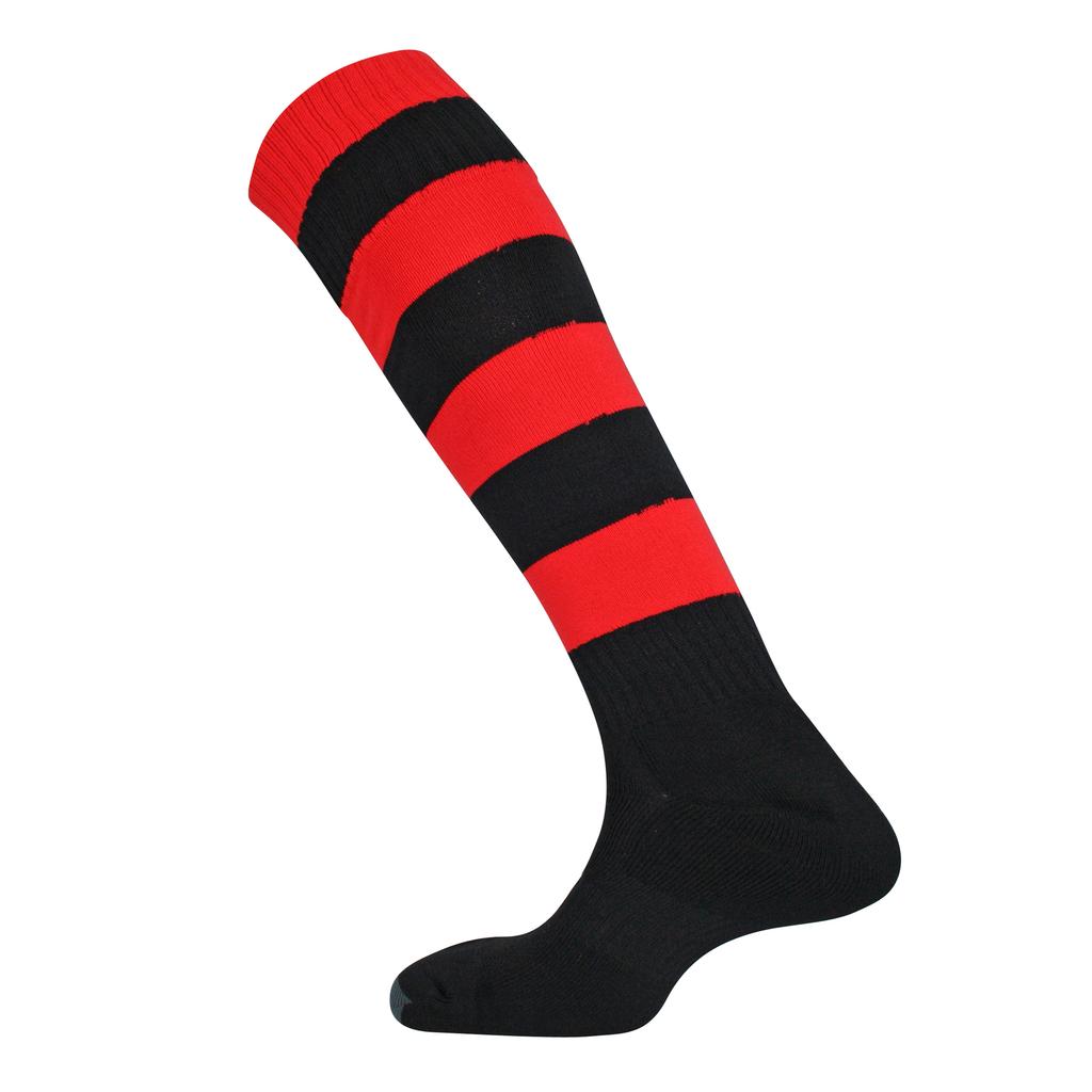 Mitre Childrens/Kids Mercury Hooped Football Socks