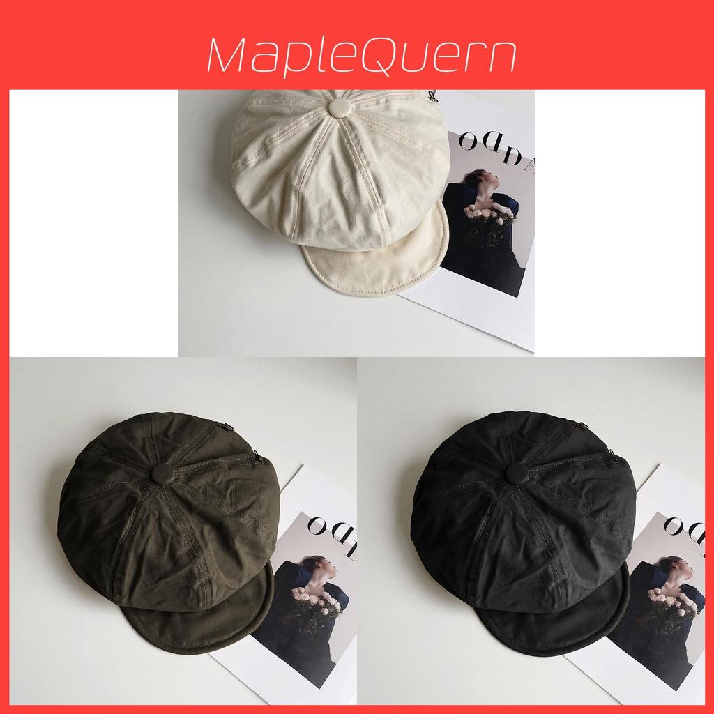 Retro Cotton Octagonal Hat With Wide Brim For Casual And Stylish Women
