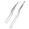 3 Sizes Kitchen Tweezer BBQ Food Tweezer Clip Mini Chief Tongs Stainless Steel Portable for Picnic Meat Barbecue Cooking Tool